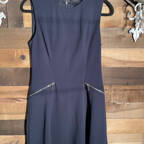 Tommy Hilfiger Dresses & Skirts - Tommy Hilfiger Navy Mini Dress with Zipper Accents